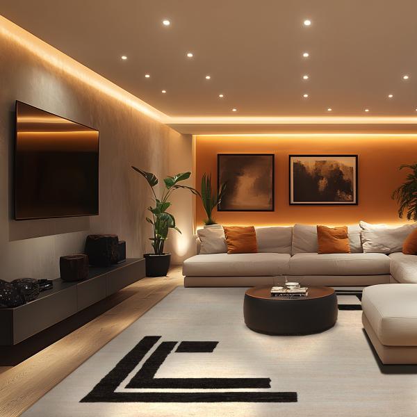 Berberteppe med moderne design