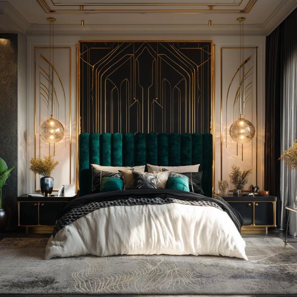 Modern keleti szőnyeg a hálószobához