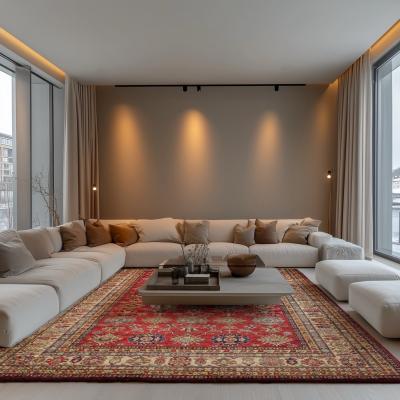 Living room in Mediterranean country style