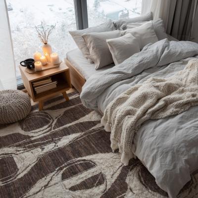 Berberteppe på soverommet med varm atmosfære